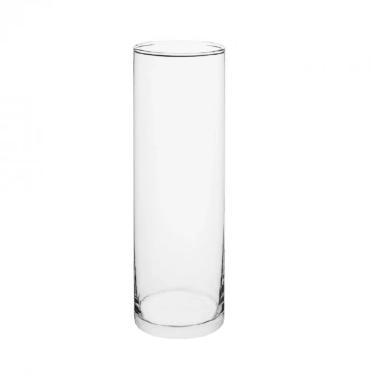 Imagem de Vaso Vidro Cilindro 30x11cm Arranjos, Flores, Festas, Decoração