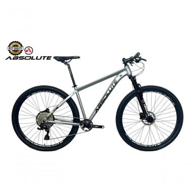 Imagem de Bicicleta Aro 29 Nero 5 Peças Inteira Absolute 12v Garfo Trava K7 11-52 Freio A Disco Hidráulico Cinza Tam.17