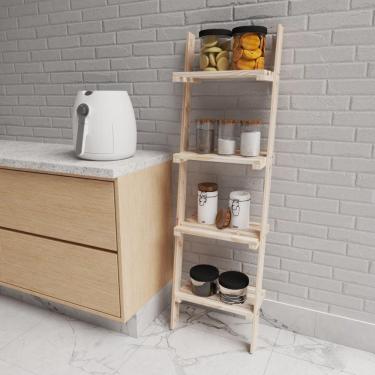 Imagem de Suporte Escada Organizador Quartos E Cozinha Multifuncional