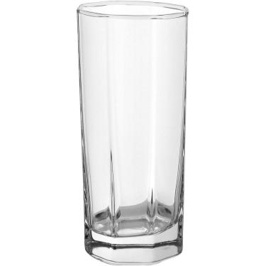 Imagem de Jogo 6 Copos Drink Alto Home&co Vidro 320ml 14x6x6cm Transparente