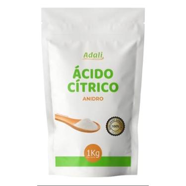Imagem de Adali Ácido Cítrico Anidro 1kg, Grau Alimentício, 100% Puro, Conservante Natural, Acidulante