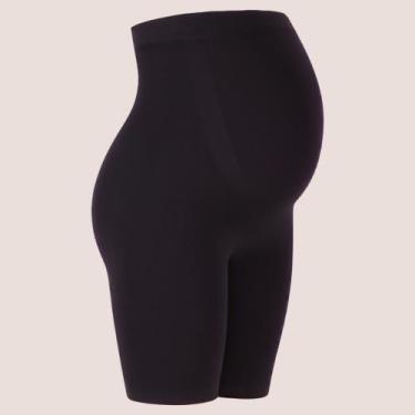 Imagem de Bermuda Calça Alta Boxer Gestante Gravidez Sem Costura - Zee Rucci, Pr