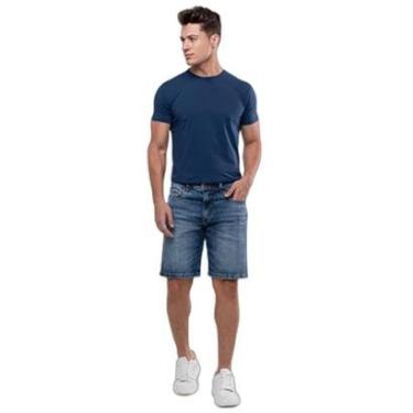 Imagem de BERMUDA JEANS SLIM FIT MASCULINA COM ELASTANO-Masculino