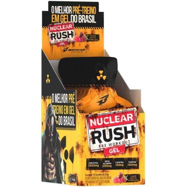 Imagem de Nuclear Rush Pré Treino Gel cx 10 Saches Bodyaction Frutas