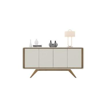 Imagem de Buffet Channel Nature/Off White - Fabri Móveis