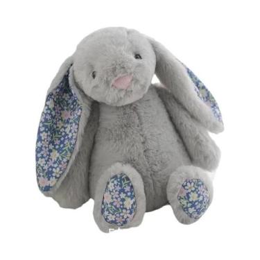 Imagem de Boneca De Coelho Jellycat Branca E Rosa De 30cm, Brinquedo De Pelúcia 