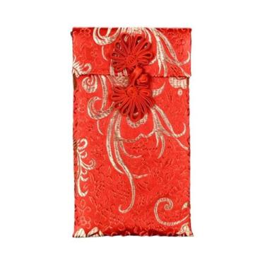 Imagem de Envelopes Tradicionais Chineses De Brocado Vermelho Para Presentes De 