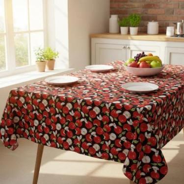 Imagem de Toalha De Mesa Retangular Tecido Estampado 2,20 m X 1,50m - Recanto da
