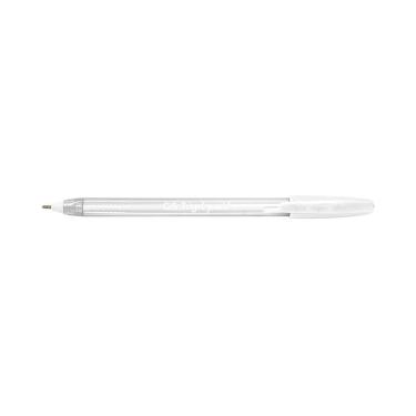 Imagem de Caneta Gel Cis Trigel Corpo Triangular Tinta Branca 1.0mm