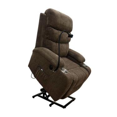 Imagem de Poltrona do Papai Reclinável Elétrica Austin Lift Massagem USB Suporte