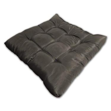 Imagem de Almofada Futon Assento Decoração 60x60cm Flat Marrom Cód. 2484 - De Co