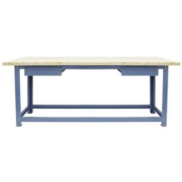 Imagem de Bancada de Trabalho Multiuso 200 x 60 CM com 2 Gavetas NB-3 NOCRAM