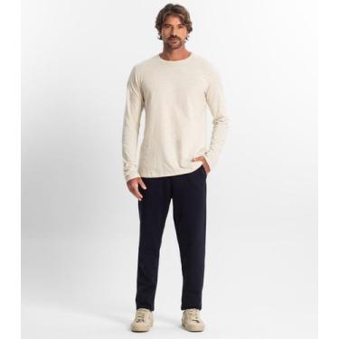 Imagem de Calça Masculina Moletom Peluciado Diametro Azul, G, Azul