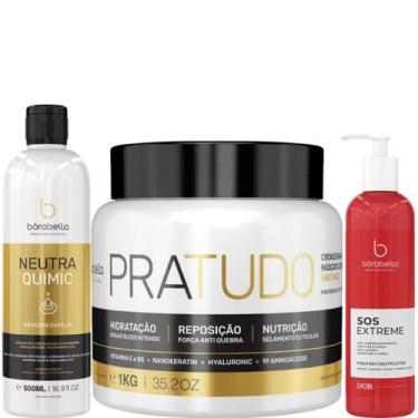Imagem de Borabella NeutraQuimic 500ml + Pratudo 1kg + SOS 240ml