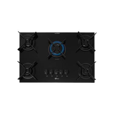 Imagem de Cooktop a Gás Fischer 5Q Fit Line Trempe Iron Bivolt 