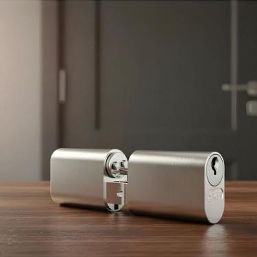 Imagem de Cilindro para Fechadura Stam Búzios Cromado 90 mm Alta Durabilidade