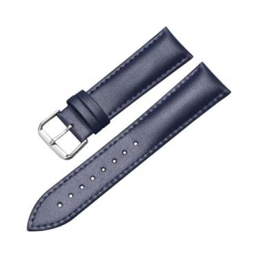 Imagem de Pulseiras De Relógio Masculinas Em Couro Genuíno 12mm-24mm, Pulseiras 