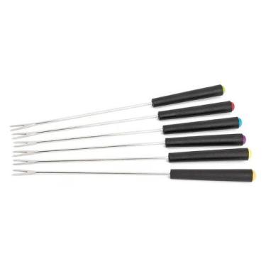 Imagem de Kit Garfos Para Fondue 6 Peças Inox Polipropileno 24cm - James.F - Jam