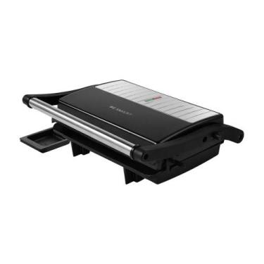 Imagem de Sanduicheira Grill Elétrica Antiaderente 1000w Be Smart Com Coletor De