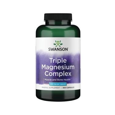 Imagem de Suplemento Mineral Swanson Triple Magnesium Complex-Unissex