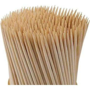 Imagem de Espetos De Bambu Para Churrasco Doces Crepe 25cm 2000un - ZENTRA IMPOR