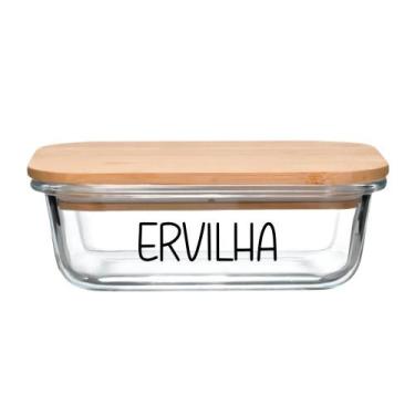 Imagem de Pote Hermético Vidro (600 ml) Ervilha - Casa Vitá, Ervilha