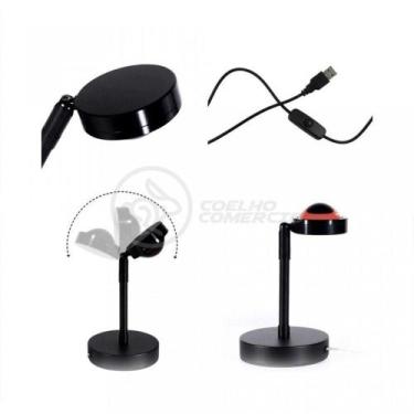 Imagem de Mini Ring Light Sunset Projetor Lâmpada Tiktok Usb Sol - SMART TECH