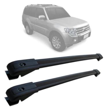 Imagem de Rack De Teto Travessa Mitsubishi Pajero Full 2004 a 2011 Aluminio MN-3