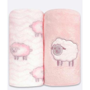 Imagem de Kit Manta Infantil Sleep Ovelhinha Andreza 2 Peças