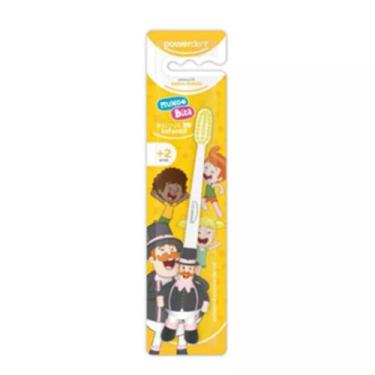 Imagem de Escova de dentes infantil mundo bita 3d - Powerdent, Amarelo