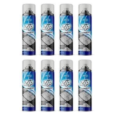 Imagem de Kit 8 Limpador Desengordurante e Polidor Saponáceo Zip Em Frasco 300ml