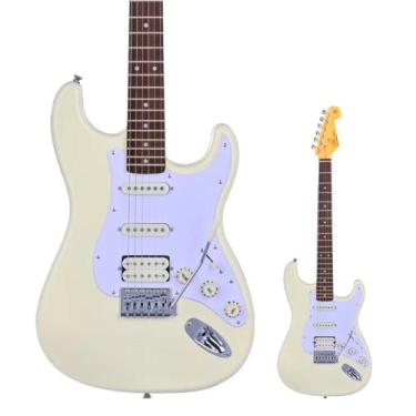 Imagem de Guitarra Strato SX SST62 +HSS VWH Vintage White com Bag