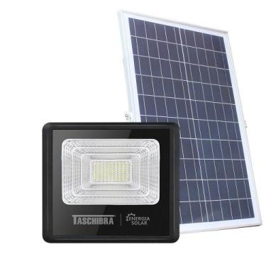 Imagem de Refletor LED Holofote Energia Solar TR SUN 60W 6.500K - Taschibra