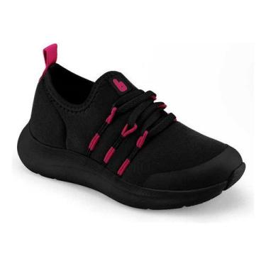 Imagem de Tênis Infantil Menina Bibi Action Preto Pitaya Fácil Calce -, Preto, 2