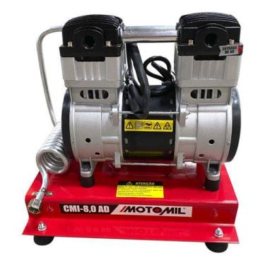 Imagem de Compressor De Ar Elétrico Portátil Motomil Cmi-8,0/ad 1350w 220v