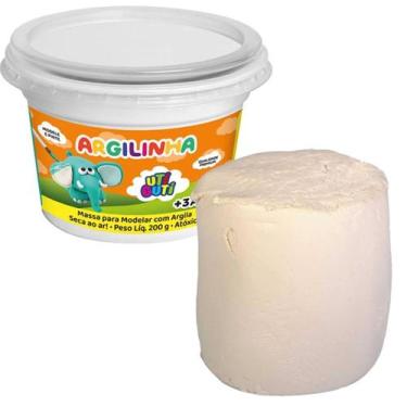 Imagem de Argilinha Massa de Modelar com Argila Utiguti Pote 200g - Uti Guti