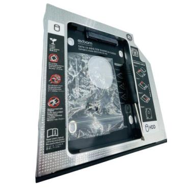Imagem de Case Caddy Hd Ssd Sata Adaptador Gaveta Dvd Notebook - exboom