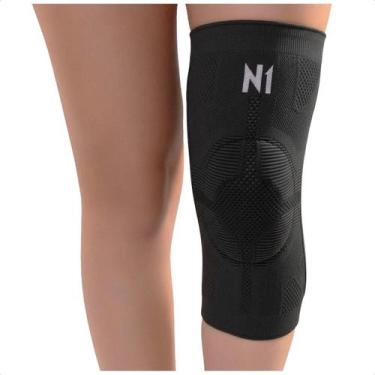 Imagem de Protetor de Joelho N1 Sport Pro, Preto, Branco, GG