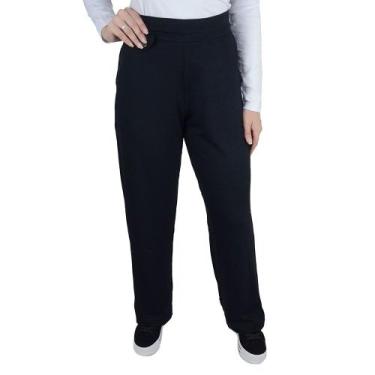 Imagem de Calça Feminina Bruna e Bia Wide Leg Preta - 12421, Preto, G