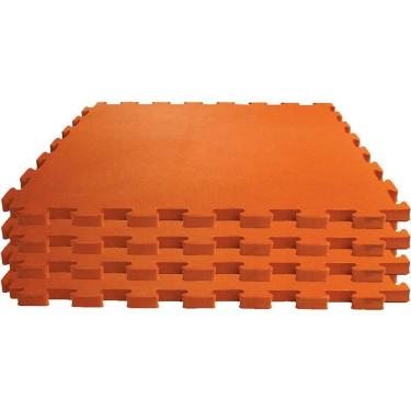 Imagem de Tatame Evamax EVA 1x1m 10mm Atóxico Lavável com 4 Placas Cinza