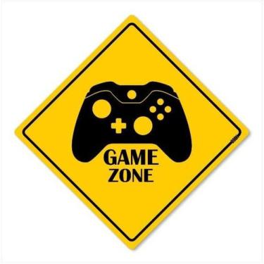 Imagem de Placa 30x30 - GAMING ZONE X - BeekGeek