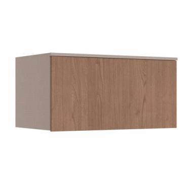 Imagem de Módulo Aéreo 1 Porta Basculante Requinte+ 100% MDF Cinza/Duna Line/Mac