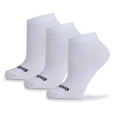Imagem de Kit de Meia Infantil Menino Cano Médio Molekinho 1237.1650, Branco, 19