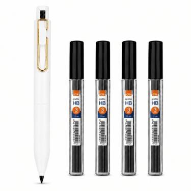 Imagem de Kit Lapiseira BRW Triton 3,0mm Grafite HB Retrátil Anotação Roteiro Ev