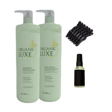 Imagem de Escova Progressiva Realinhamento Organic Luxe Souple Liss 2x1L
