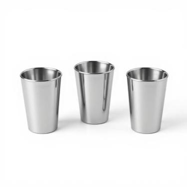 Imagem de Conjunto 3 Colheres Longas em Metal para Suco e Drinks - Design Oslo -