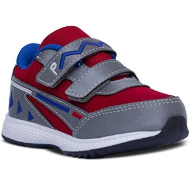 Imagem de Tenis Calce Facil Popidi Infantil 11.54 (22, Cinza-Vermelho)