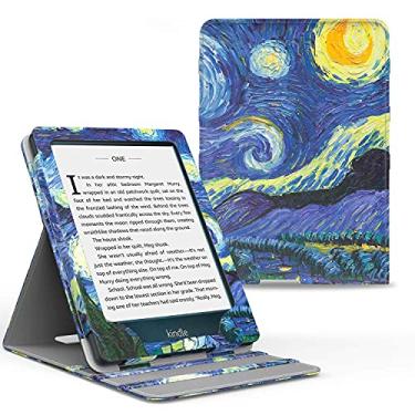 Imagem de WB Capa Kindle Paperwhite 11ª Geração 2021 - Silicone Flexível e Sensor Magnético - Vertical Van Gogh (Não Compatível com Kindle 11ª Geração ou Kindle Paperwhite 10ª Geração)