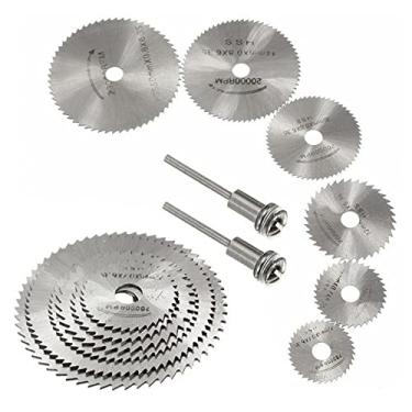 Imagem de Kit Disco Corte Serra 2 Haste Para Micro Retifica e Dremel 8 Peças