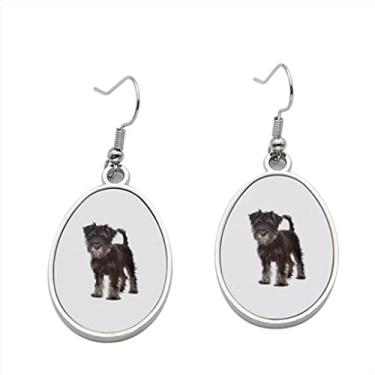 Imagem de Brinco Schnauzer miniatura 2 – Brincos com pingente para meninas – Presente de festa de aniversário dos namorados